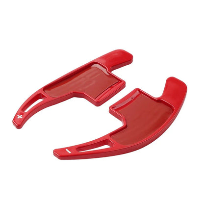 Red Steering Wheel Shift Paddle Shifter Trim Cover for Ford Mustang (2015-2023)