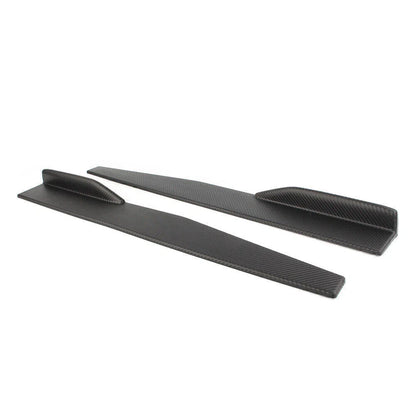 74.5cm Carbon Fiber Side Skirt Rocker Diffuser Spoiler for UK Cars