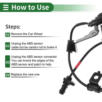 ABS Wheel Speed Sensor for Hyundai Santa Fe Right Rear (2001-2006)