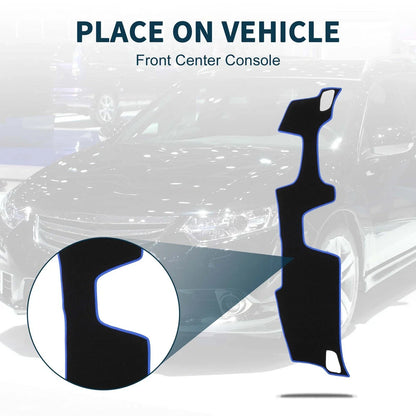 Dashboard Cover Mat for Honda Accord CY2 Sun Protector Pad Black Blue