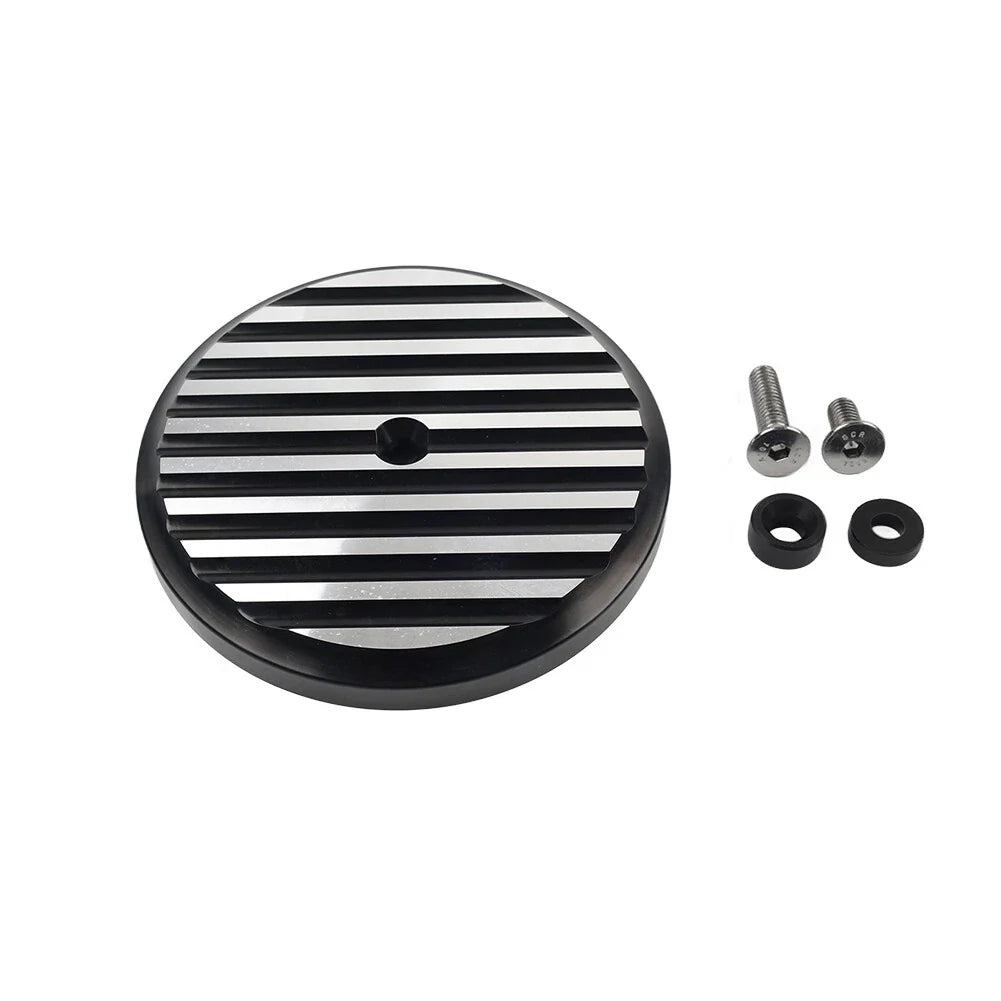 Black & White Air Cleaner Outer Cover for Harley Touring Electra Glide Dyna