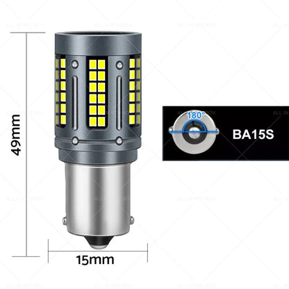 LED White Rear Reverse Bulbs BA15s for Holden Commodore (1997-2017)