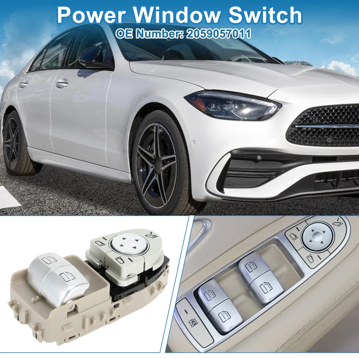 Power Window Switch for Mercedes-Benz C63 (2015-2021)