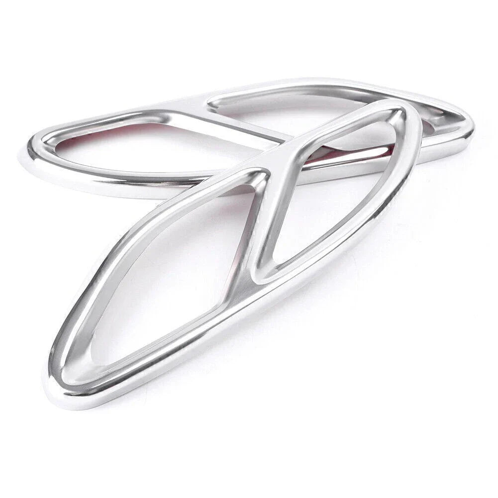 Rear Cylinder Exhaust Pipe Covers for Mercedes Benz E-Class (2014-2020)