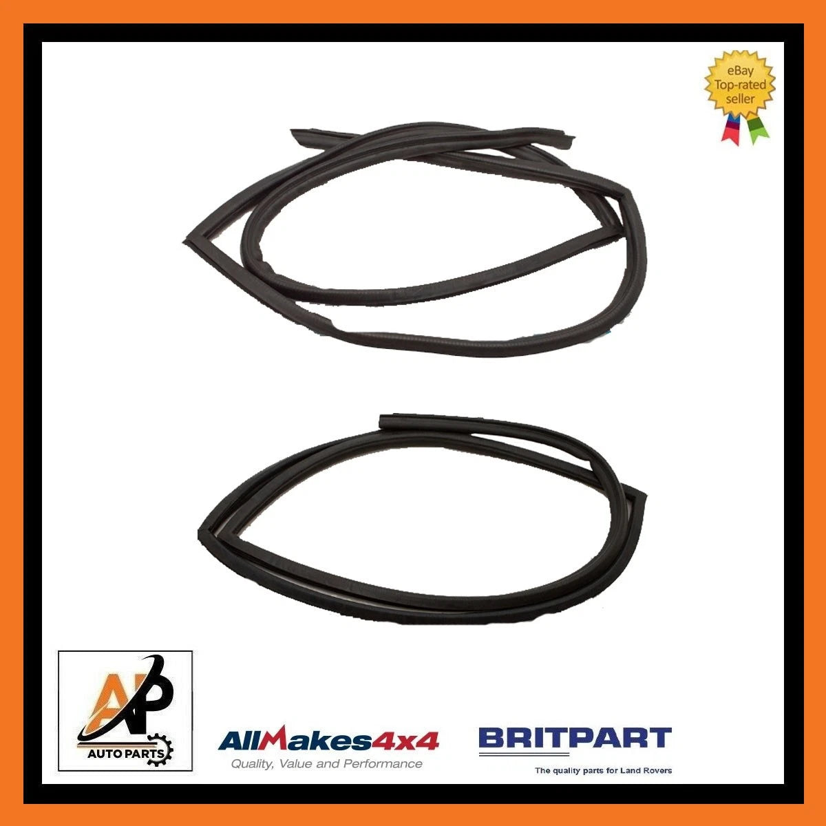 Door Rubber Seals Left Right Replacement for Land Rover Defender 110 130 (1984–2016)