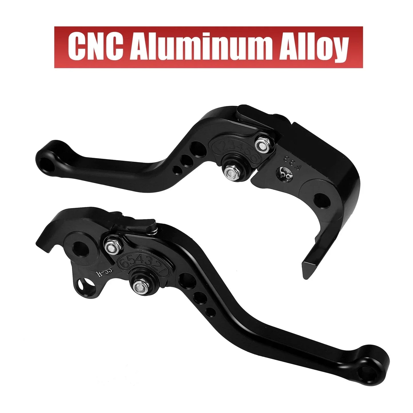 CNC Motorcycle Brake Clutch Levers for Honda CBR1000RR 2 x Black