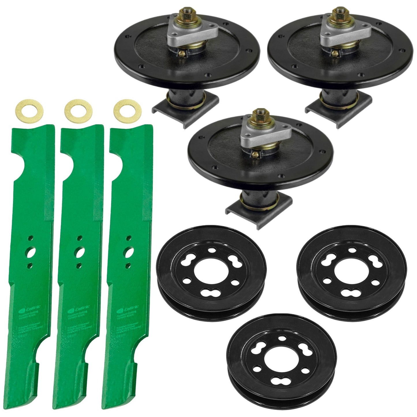 Deck Spindle Pulley Replacement Belt Blade for Toro Z400 Z441 Z449 Z450 (2005–2010)