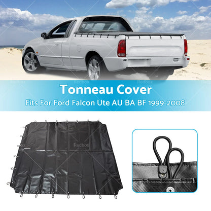 Soft PVC Tonneau Cover for Ford Falcon Ute AU BA BF (1999-2008) Waterproof