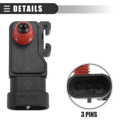 MAP Manifold Air Pressure Sensor for Chevrolet Cavalier 2.2L (2000-2005)