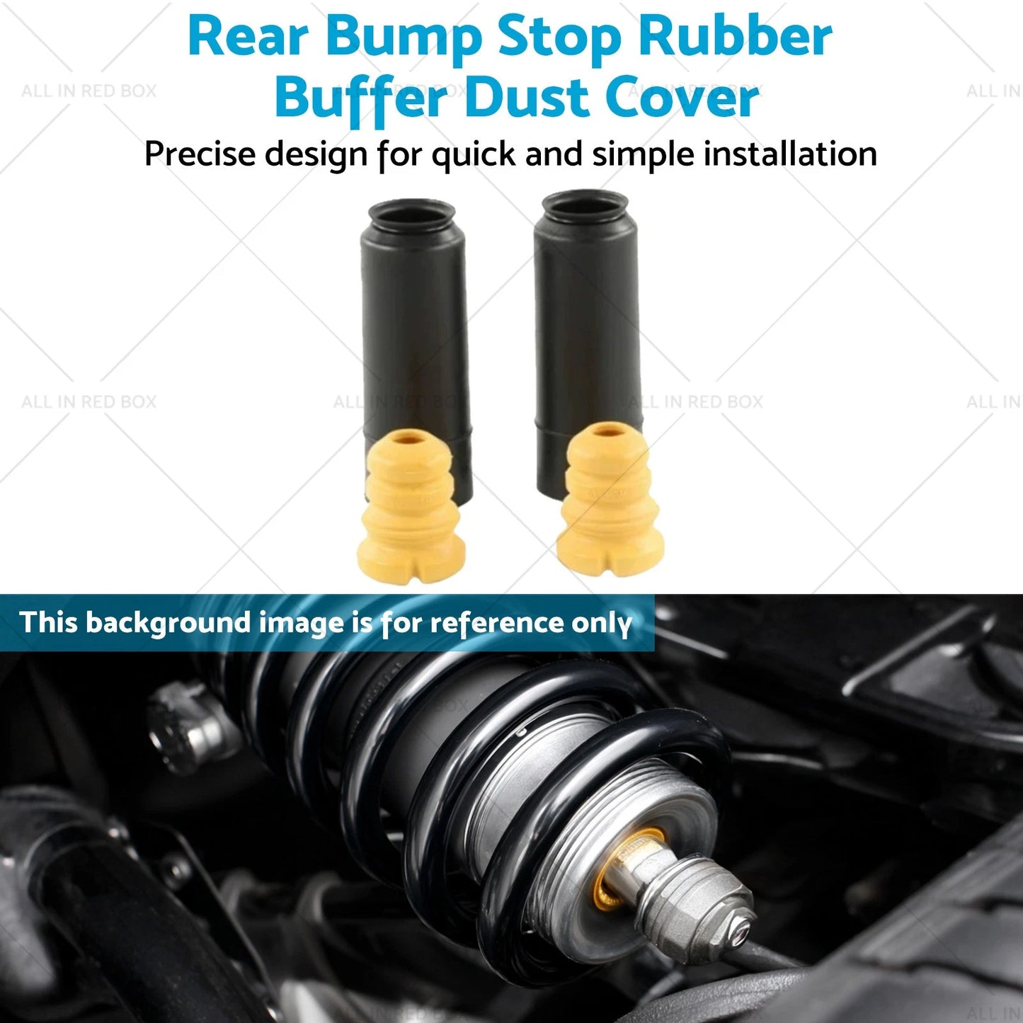 Rear Bump Stop Rubber Dust Cover for BMW 1 Series E81 E82 E88 (2004-2013)