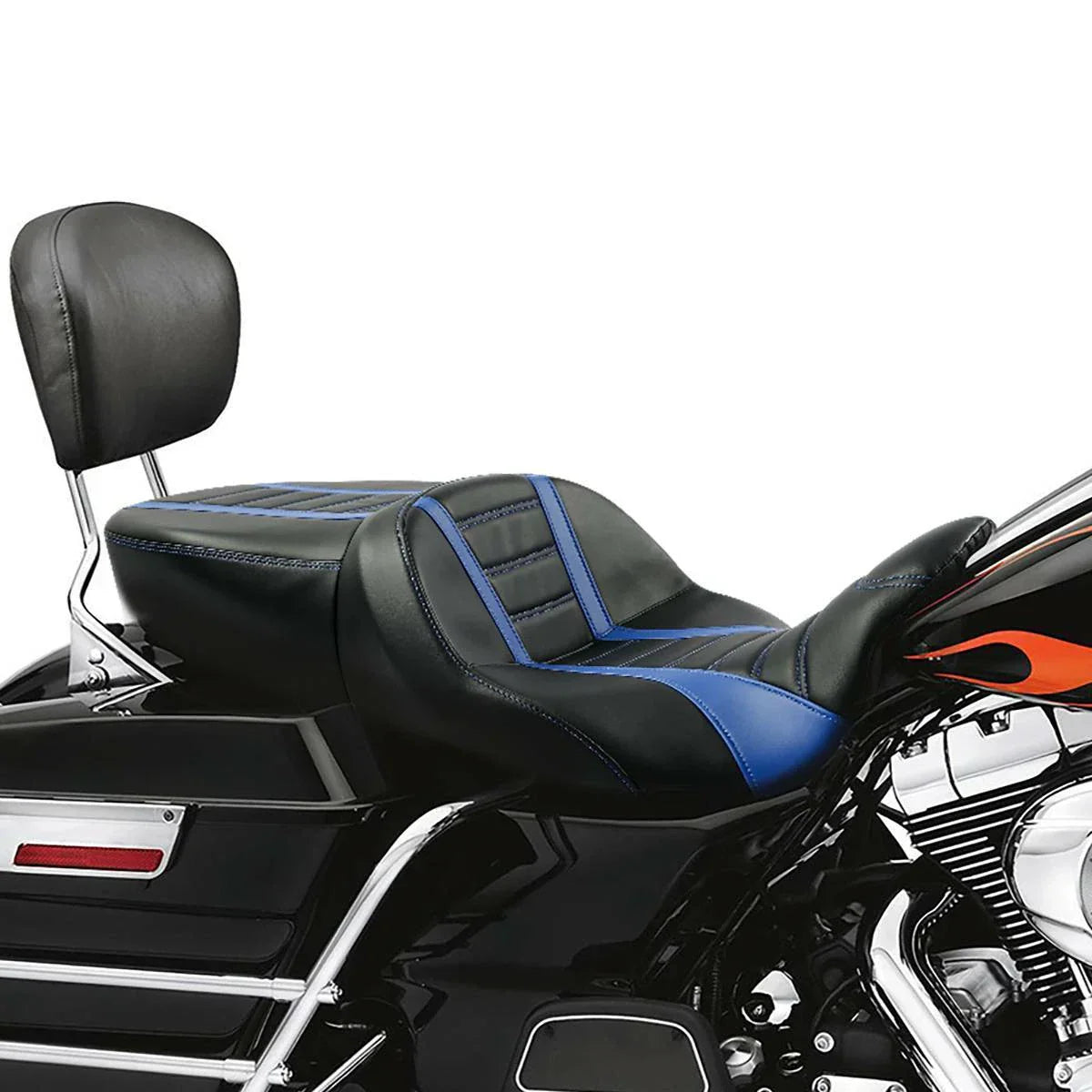 One Piece Driver & Passenger Seat for Harley Road Street Glide (2009-2023)