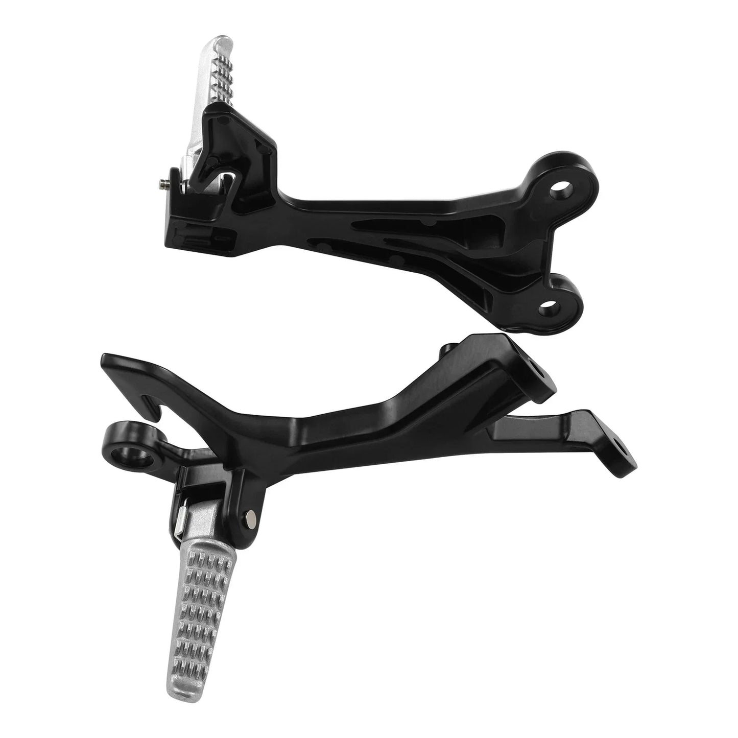 Driver & Passenger Footrests Footpegs Bracket for Kawasaki Ninja 400 (2018-2024)