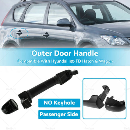 Outer Door Handle for Hyundai i30 FD (No Keyhole) 2007-2012