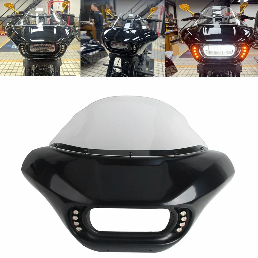 Headlight Fairing & Windshield for Harley Softail Fat Bob FXFB (2018-2023)