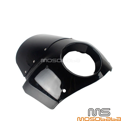 1x 11'' Black Windshield for Harley XL883N XL883 XL1200V XLH1200 XLH1100 (2007-2023)