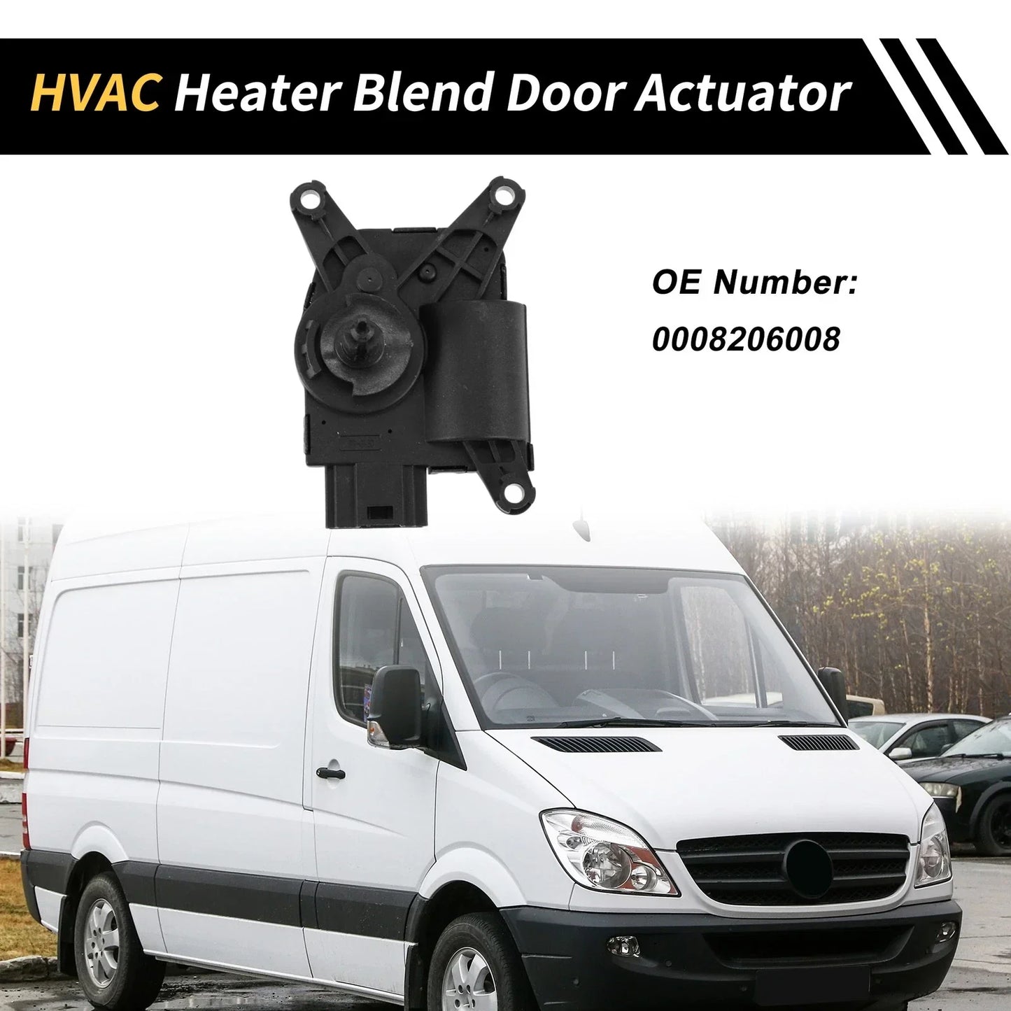HVAC Heater Blend Door Actuator for Mercedes-Benz Sprinter (2006-2009)