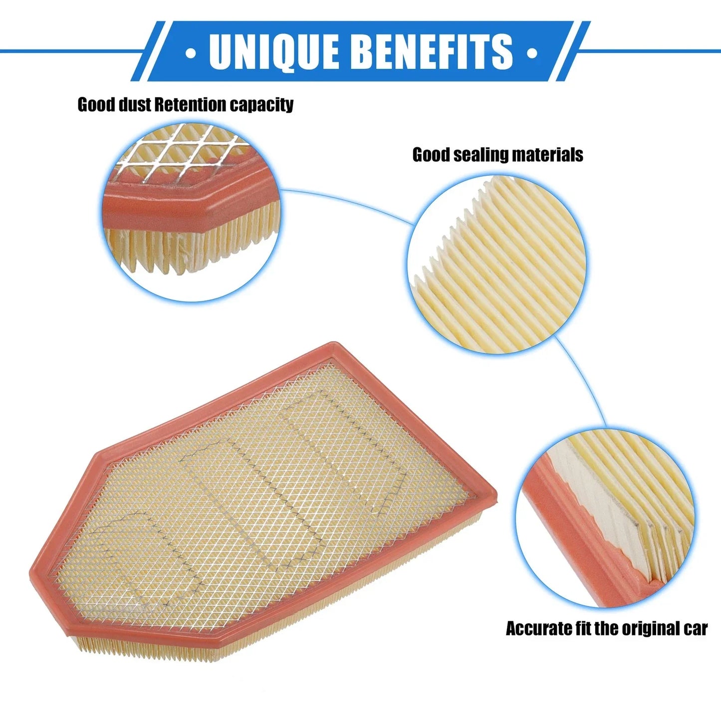 Car Engine Air Filter for Dodge Challenger Charger (2011-2023)