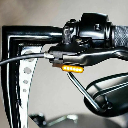 6 x LED Turn Signal Indicators Lights for Harley Motorcycle Handlebar