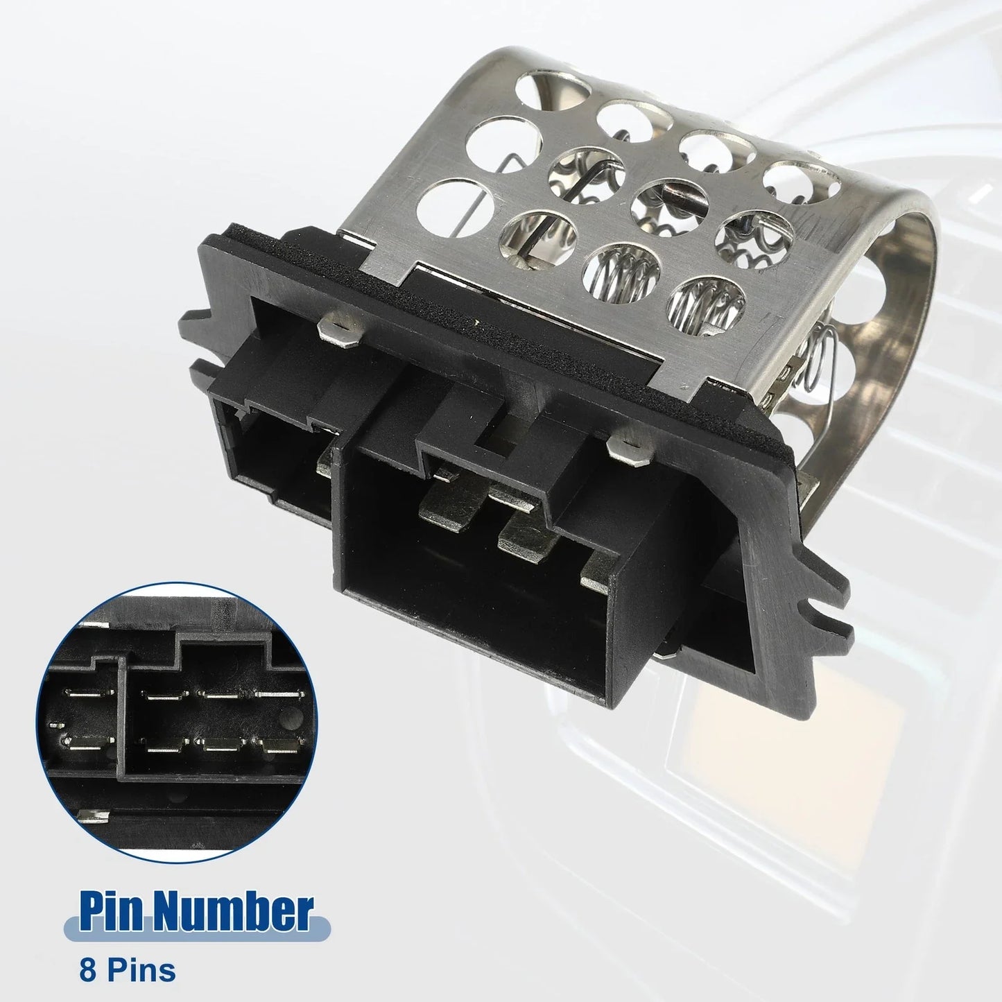 HVAC Blower Motor Resistor for Dodge Stratus 1995-2000 - Black
