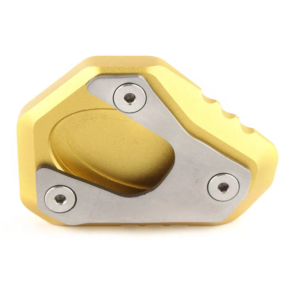 Gold CNC Side Stand Kickstand Foot Plate Pad for Kawasaki Z1000 (2010-2018)