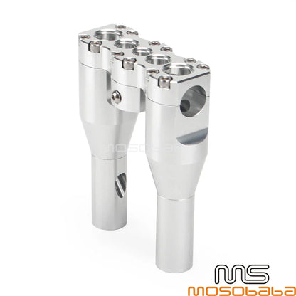 1'' Club Style Handlebars & 6'' 7'' Risers for Harley Dyna Low Rider Softail