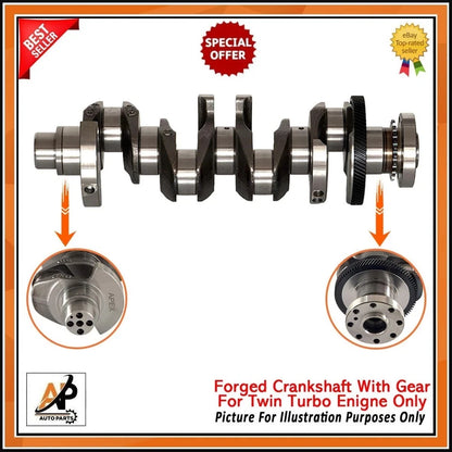 Forged Crankshaft Heavy Duty for Jaguar XE 2.0L Diesel (2016–2019)