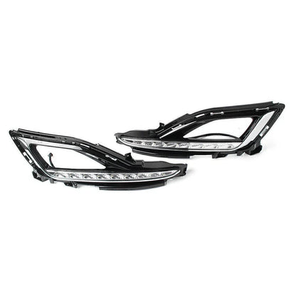 1 Pair LED Fog Lamp Bezel for Hyundai Sonata (2015-2016)