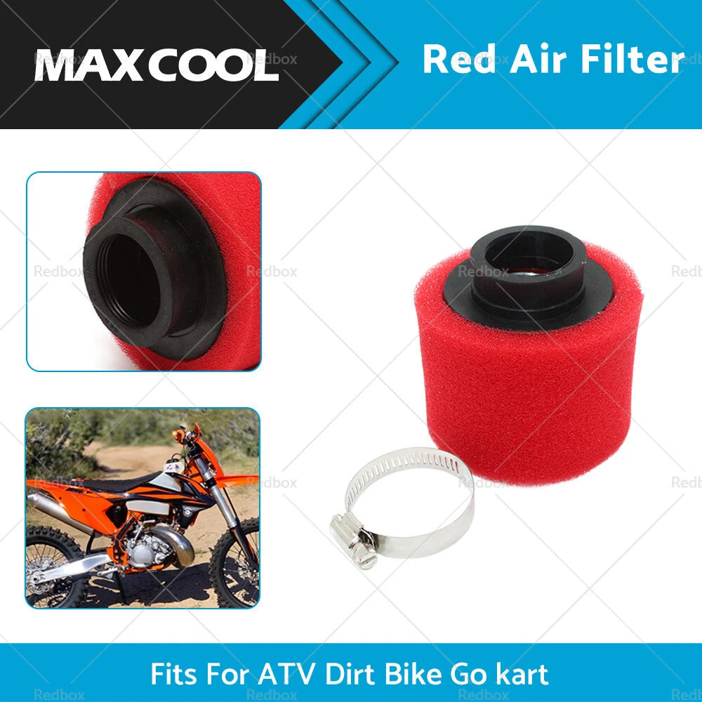 38mm Foam Pod Air Filter Cleaner for 125cc PIT PRO Quad Dirt Bike ATV