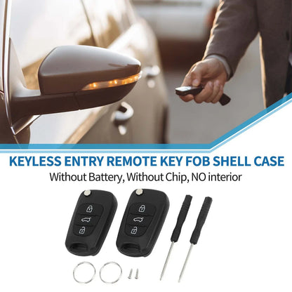 Keyless Entry Remote Key Shell Case for Hyundai i20 i30 i35 iX20 iX35 (2010-2020)