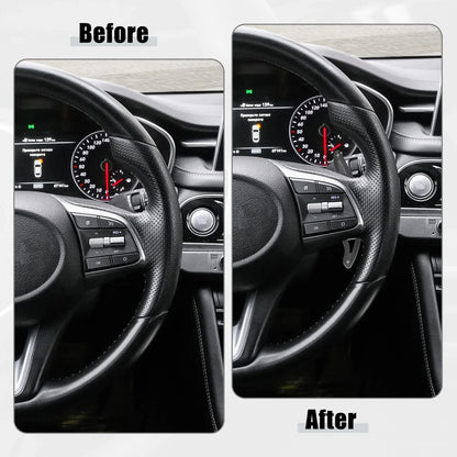 Steering Wheel Paddle Shifter Extensions for Hyundai 2018-2021 Aluminum Black
