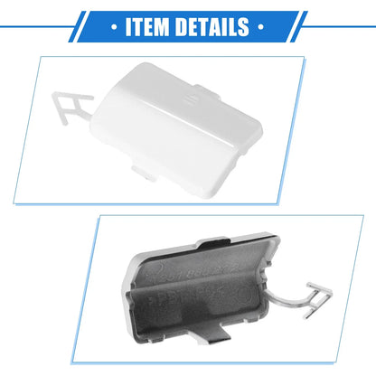 Rear Bumper Tow Hook Eye Hole Cap for Mercedes-Benz R320 (2007-2009) White