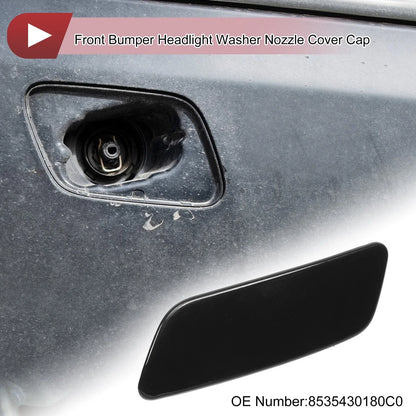 Front Left Washer Nozzle Cover for Lexus GS200t (2016-2019) - Black 1 x Cap