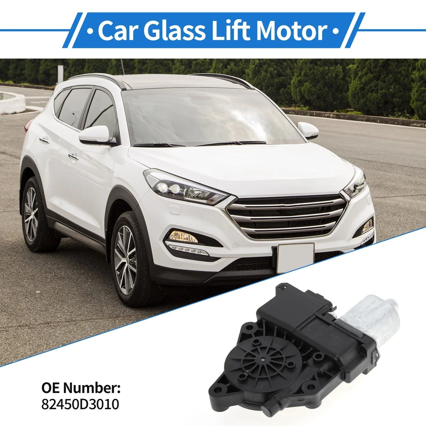 Power Window Regulator Lift Motor for Hyundai Tucson (2016-2021)