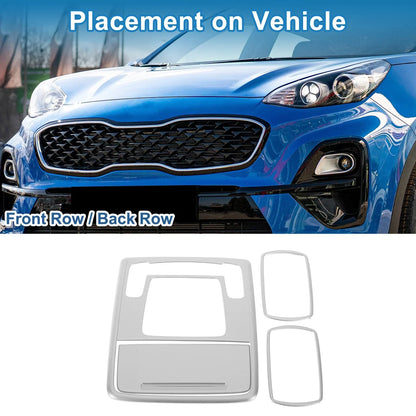 Front Row Rear Light Trim Bezel for Honda Stepwgn (2023) Silver Tone