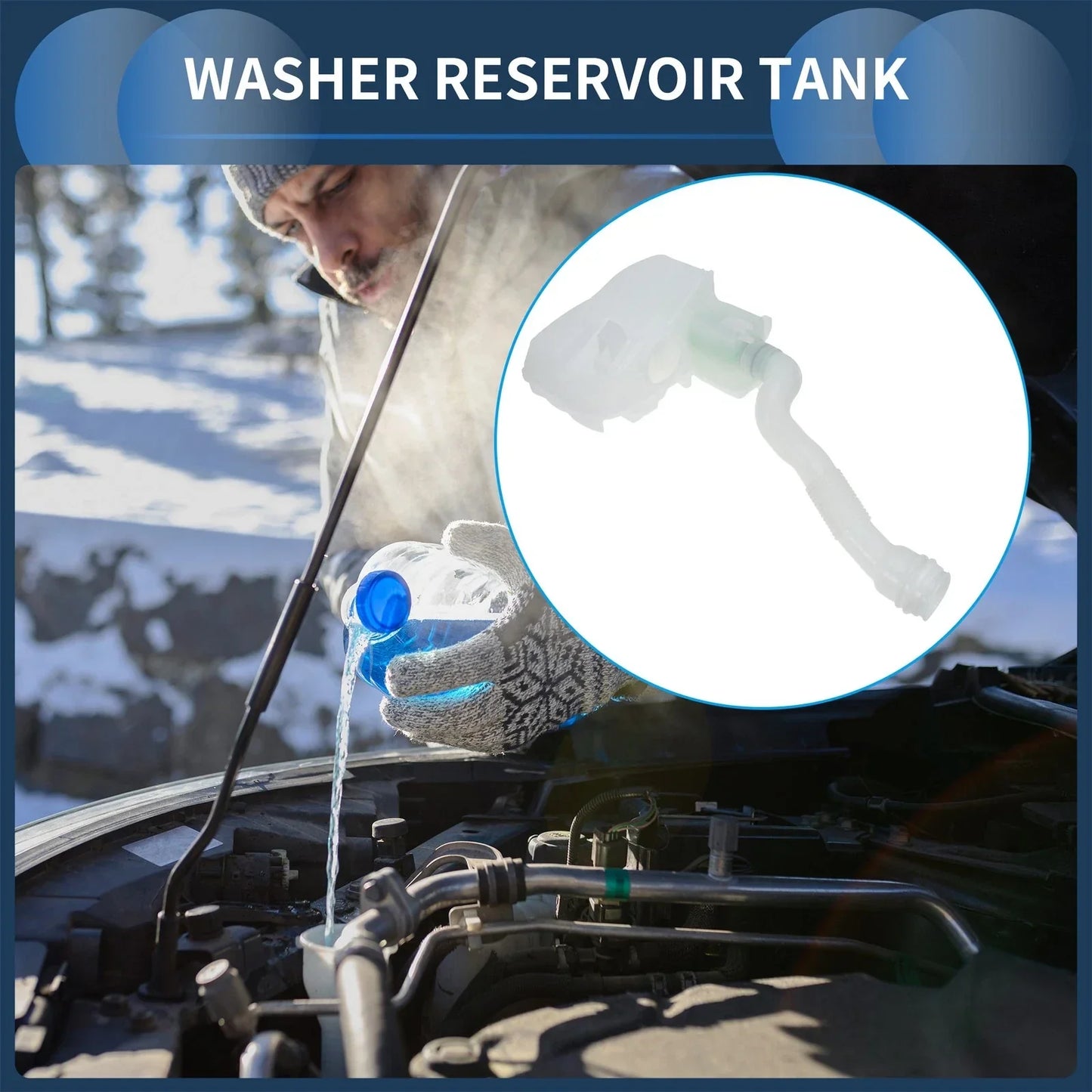 Windshield Washer Reservoir for Mercedes-Benz GLE 400 (2016-2020)