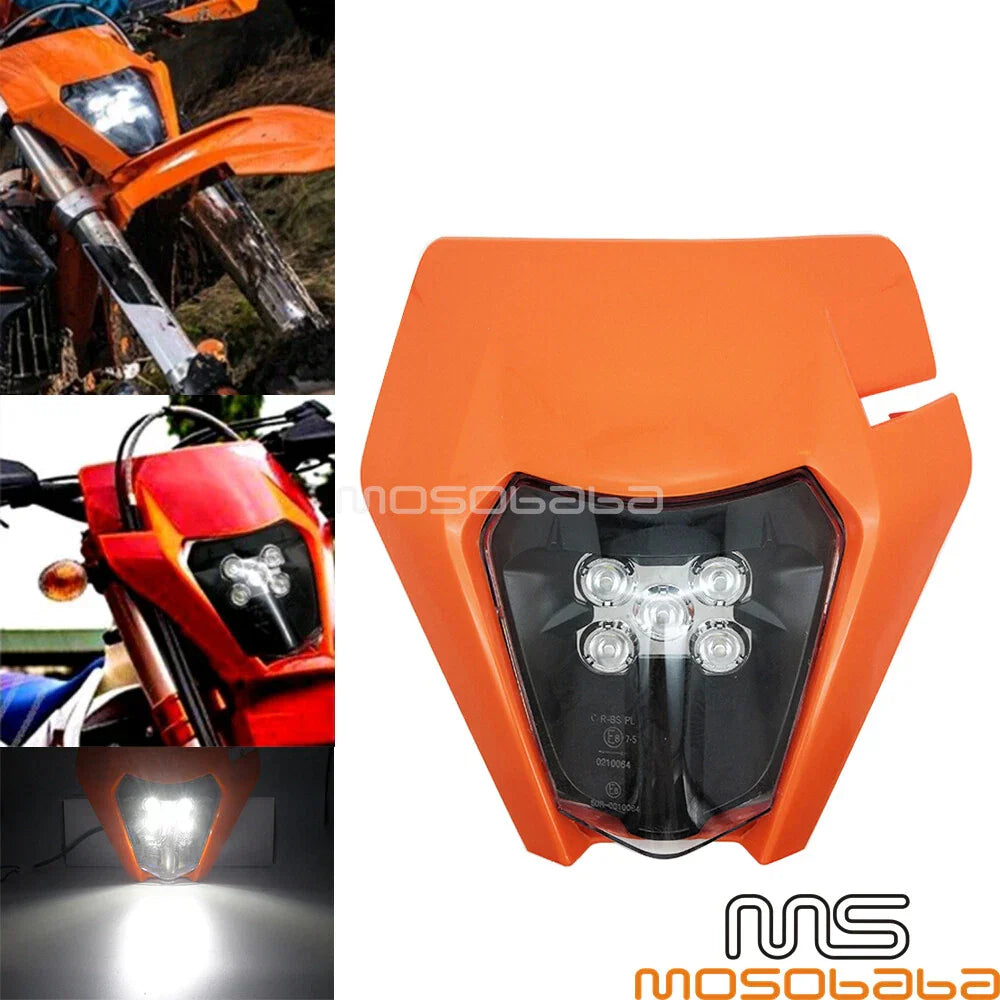 LED Headlight for KTM SX EXC SX-F XC-F XC-W TE FE 250 450 (2003-2023)