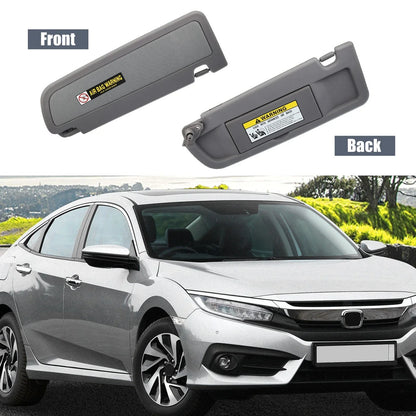 Car Sun Visor for Honda Civic 2006-2011 2 x 83280-SNA-A01ZA Deep Gray