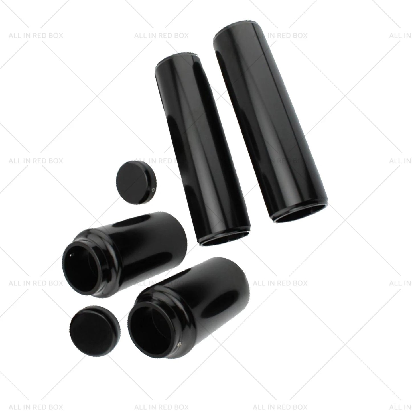 Black Front Fork Covers for Harley Davidson V-Rod (2007-2011)