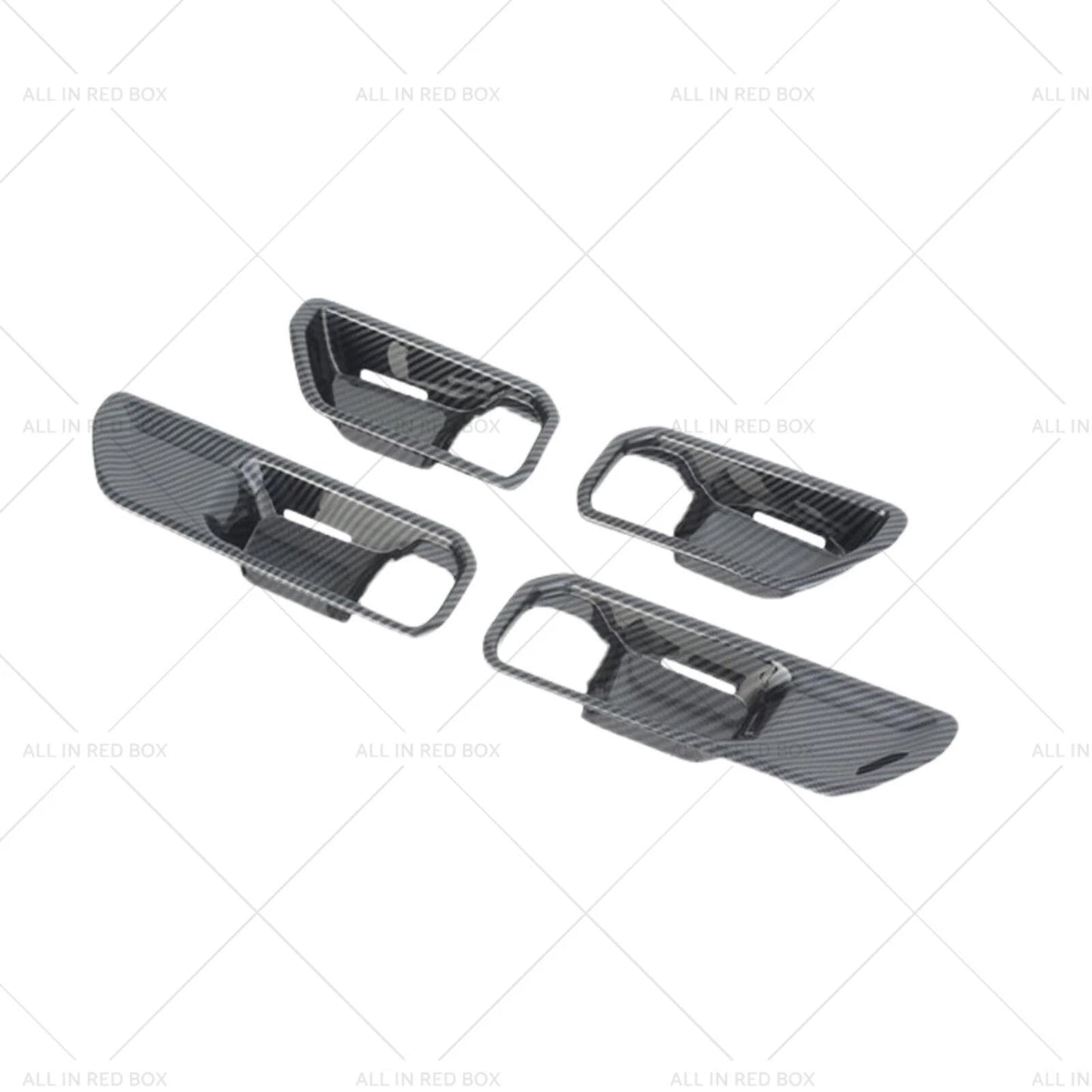 Carbon Inner Door Handle Bowl Cover Trim for Toyota Prado LC250 (2024-2025)