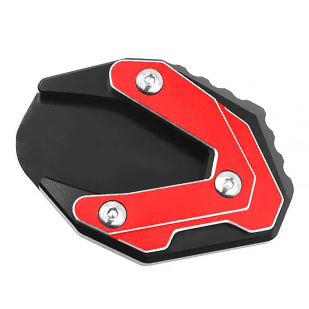 Red Side Stand Enlarge Kickstand Pad for Suzuki GIXXER 250 SF, 150, 125