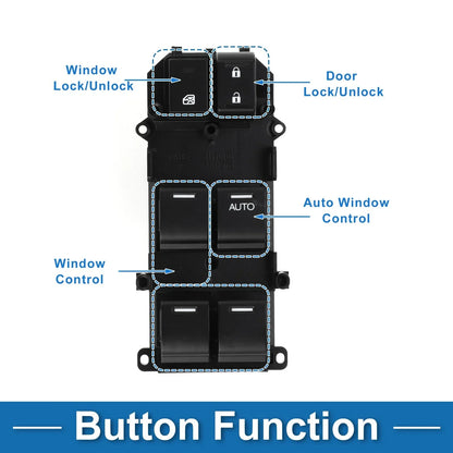 Front Right Power Window Switch for Honda Accord (2008-2012)