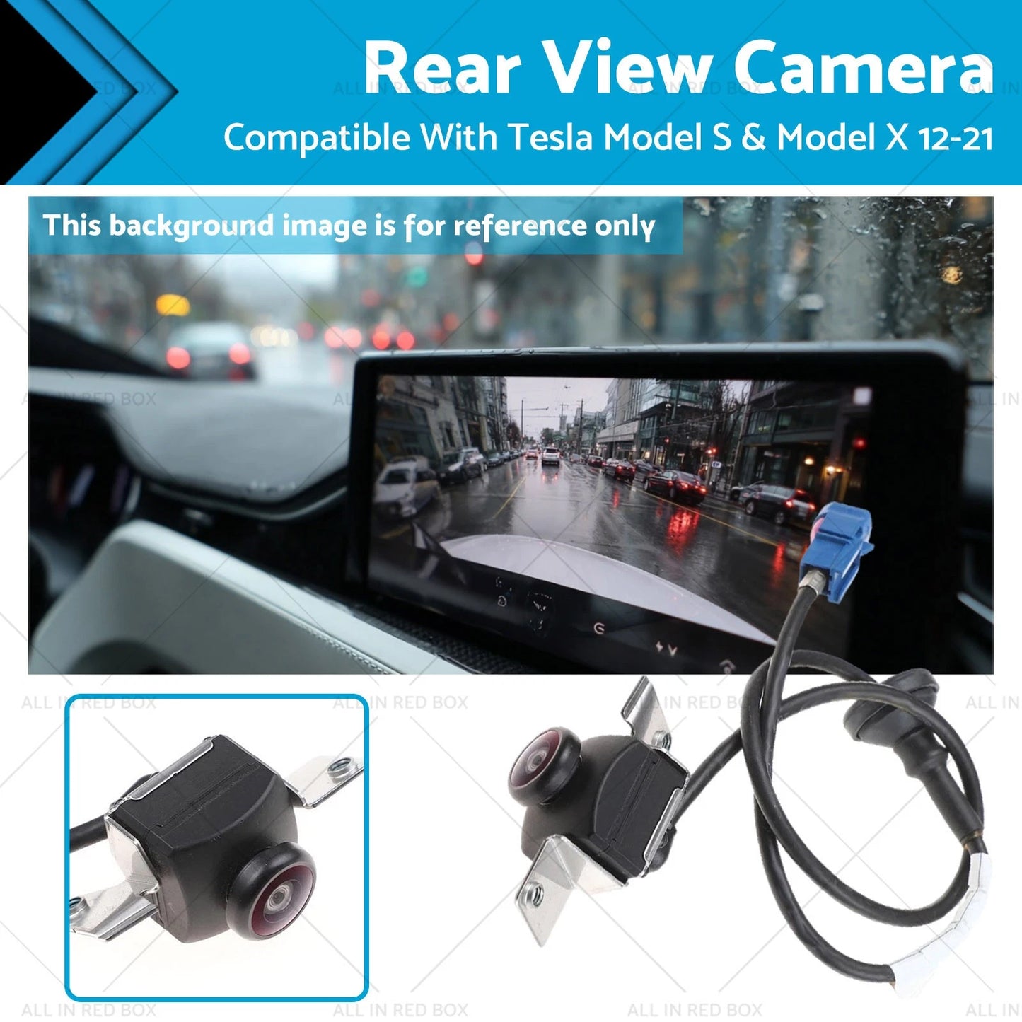 Rear View Backup Camera for Tesla Model S X (2012-2021)