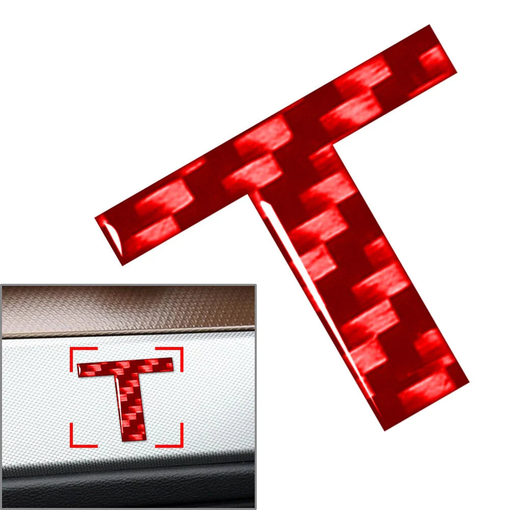 Red Letter Decals Stickers Emblem for Car Badge - Window Door Wall