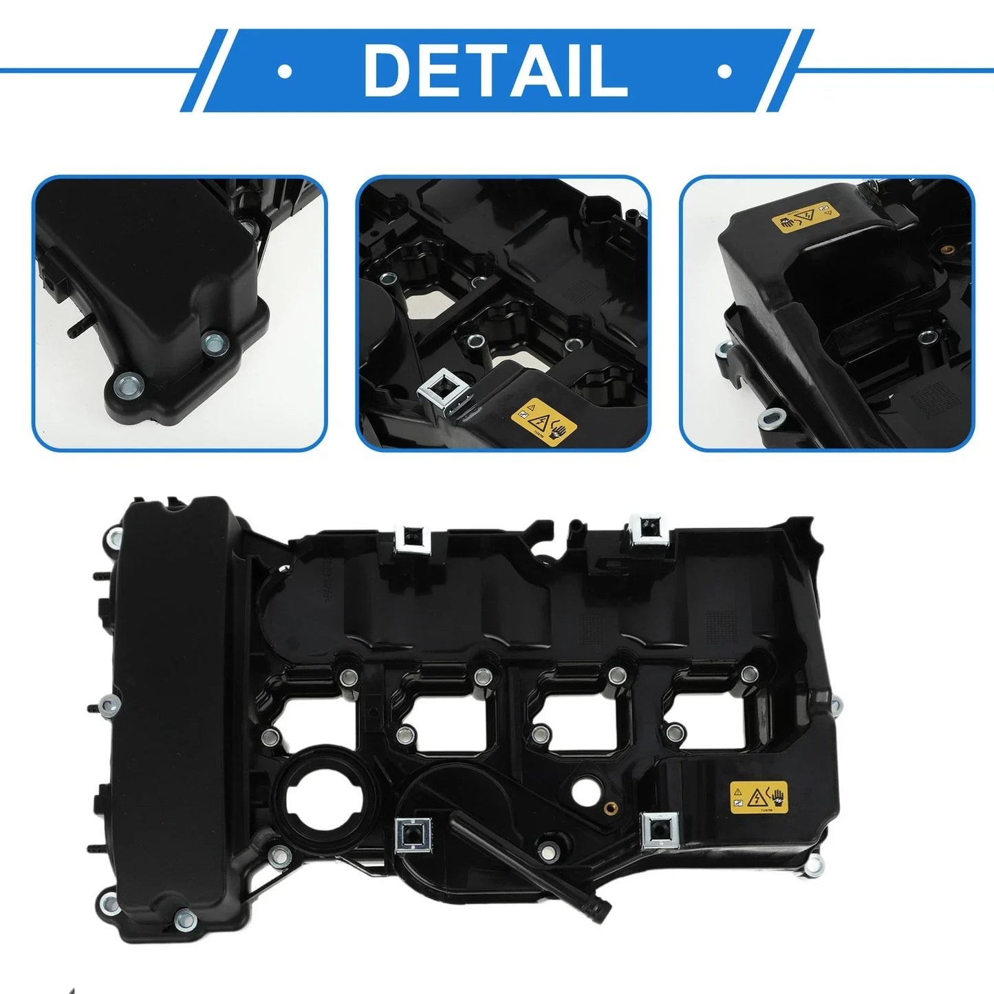 Front Engine Valve Cover w/ Gasket for Mercedes-Benz C 230 1.8L (2000-2007)