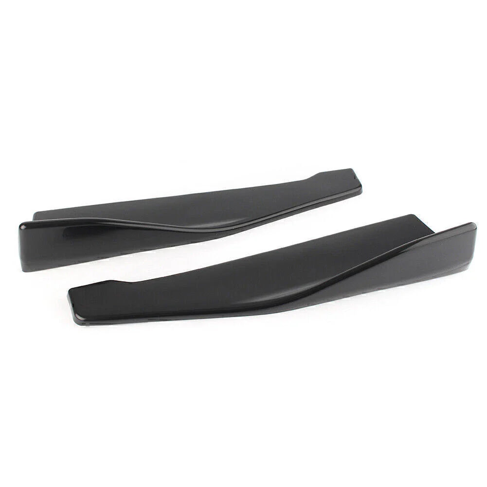 35cm ABS Bumper Spoiler Under Skirt Rocker Wings for Car SUV AUTO