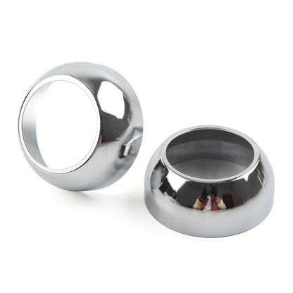 39mm Chrome Front Fork Boot Cap Covers for Harley Sportster Dyna FXR FXD