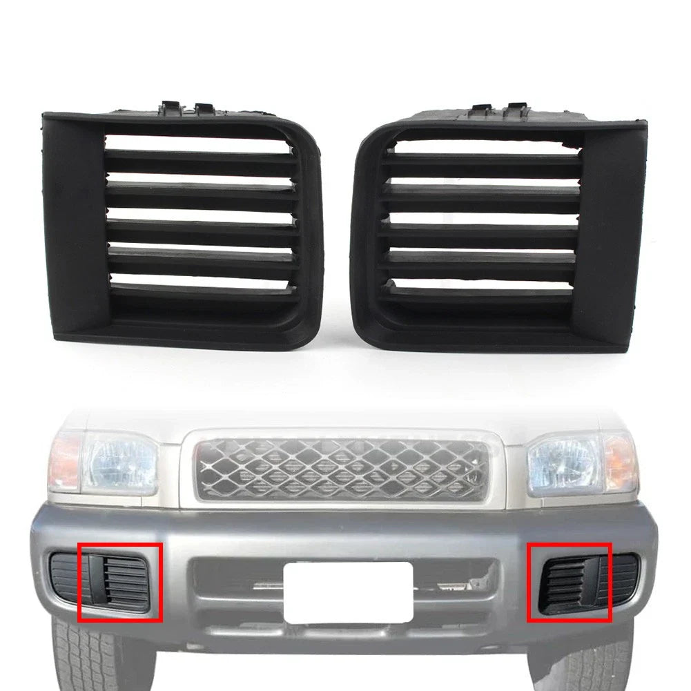 Front Bumper Fog Light Grille Covers for Nissan Pathfinder (1999-2004)