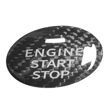 Carbon Fiber Red Start Stop Button Sticker for Mazda CX-3, CX-4, CX-5, CX-8, MX-5