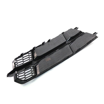 Right Front Bumper Lower Grille for Audi A6 C7 (2014-2018) Black Chrome