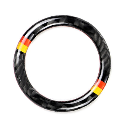 Carbon Fiber Engine Start Stop Button Ring Cover for Mercedes-Benz A B C GLC GLA (2013-2023)
